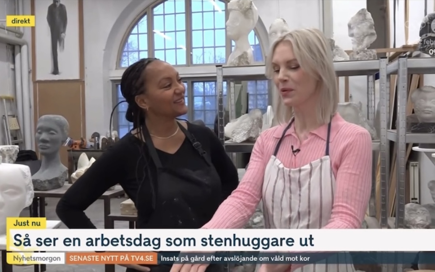 Stenglädje med Yemisi Wilson i Nyhetsmorgon