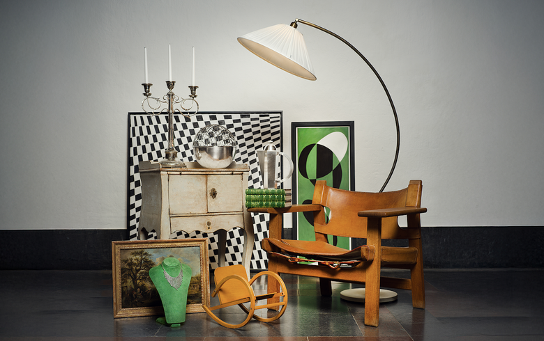 Nya antikmässan i Stockholm spänner bågen